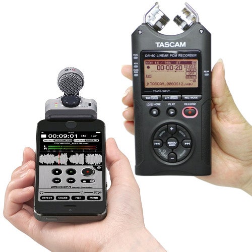 What’s the Difference Between an Android or iOS Microphone and a Voice-Recorder or Field-Recorder?